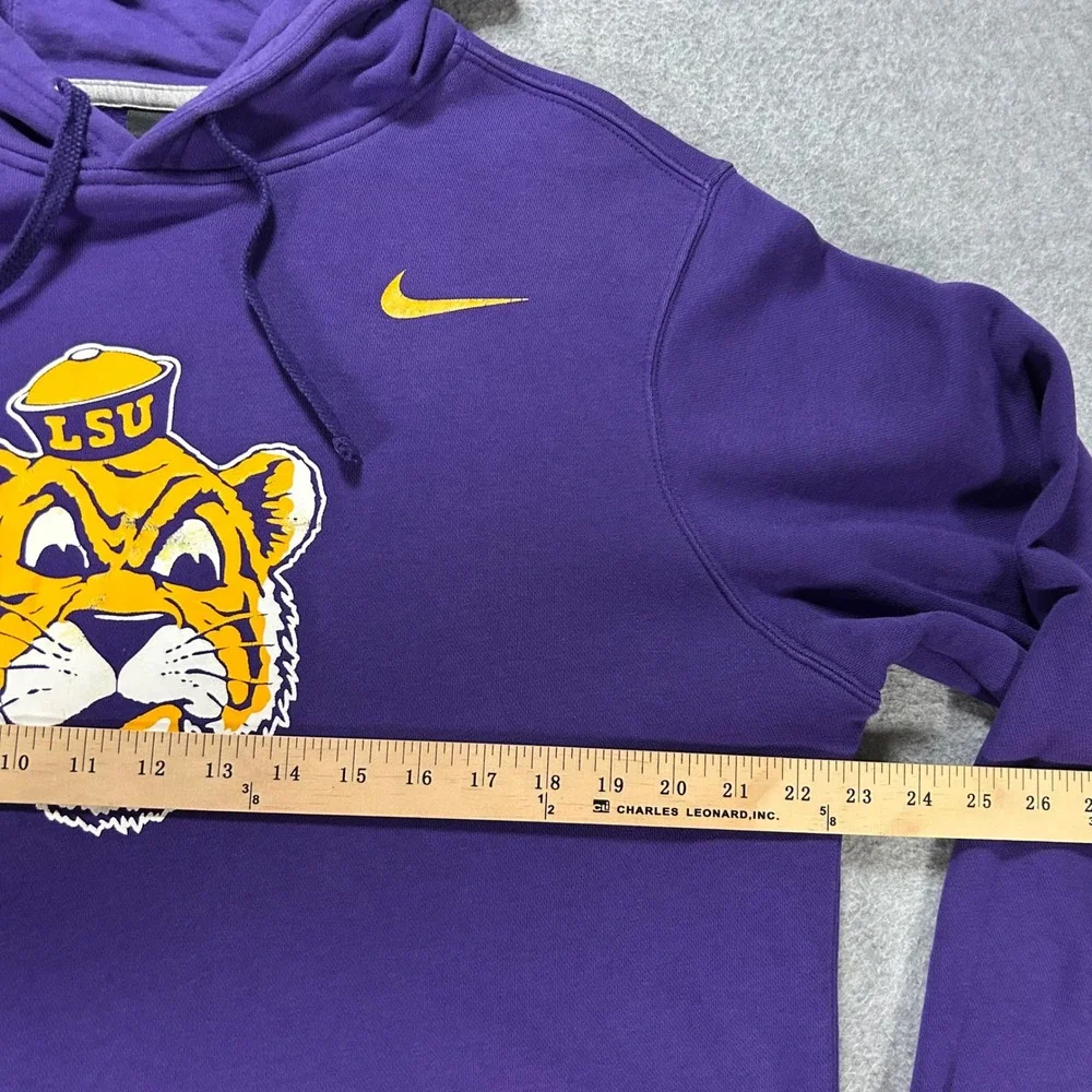 LSU Nike Hoodie Pullover Mens L Purple Sportswear Collegiate